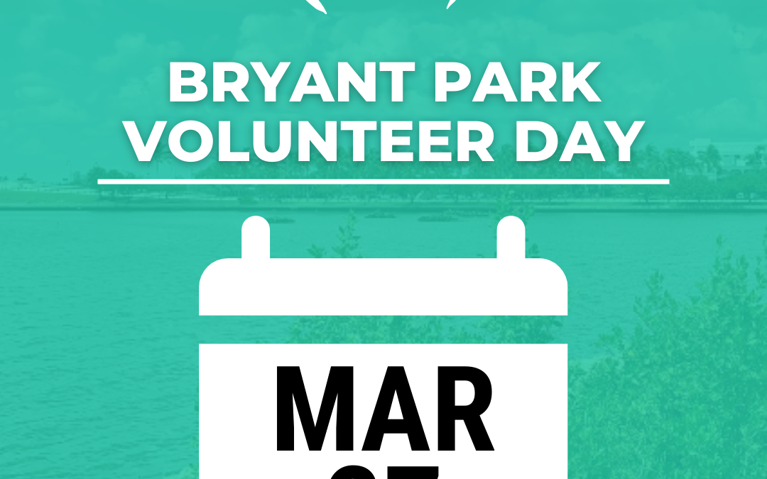 MAR 27th – Living Shoreline Volunteer Day at Bryant Park