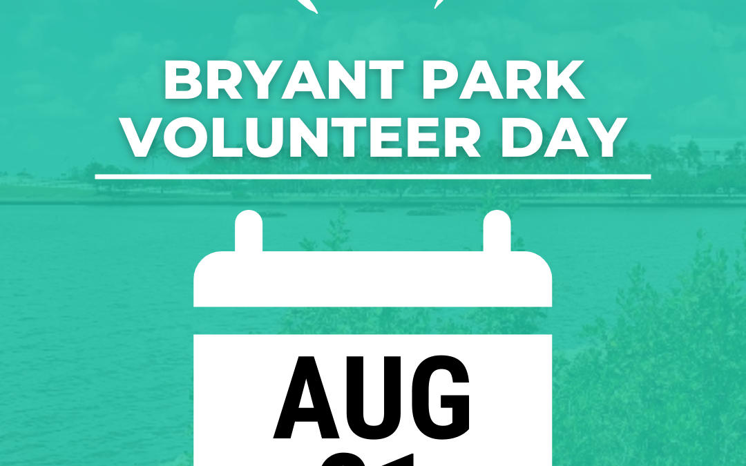 AUG 21st – Living Shoreline Volunteer Day at Bryant Park
