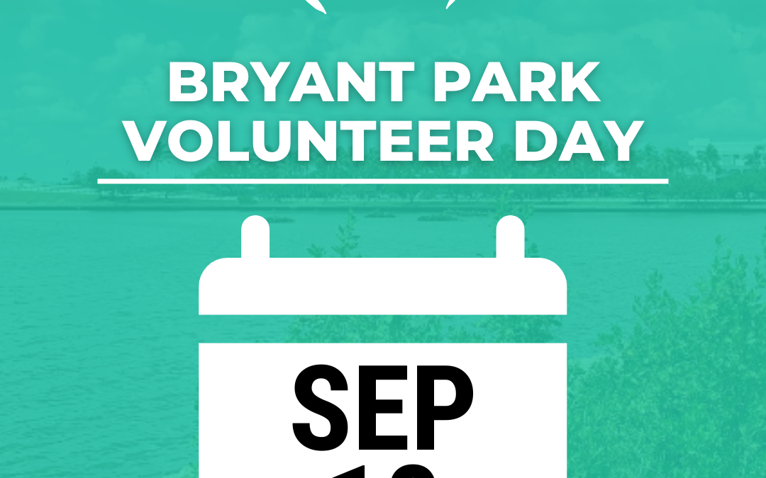 SEP 18th – Living Shoreline Volunteer Day at Bryant Park