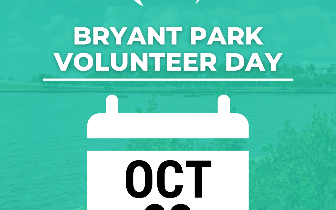 OCT 23rd – Living Shoreline Volunteer Day at Bryant Park