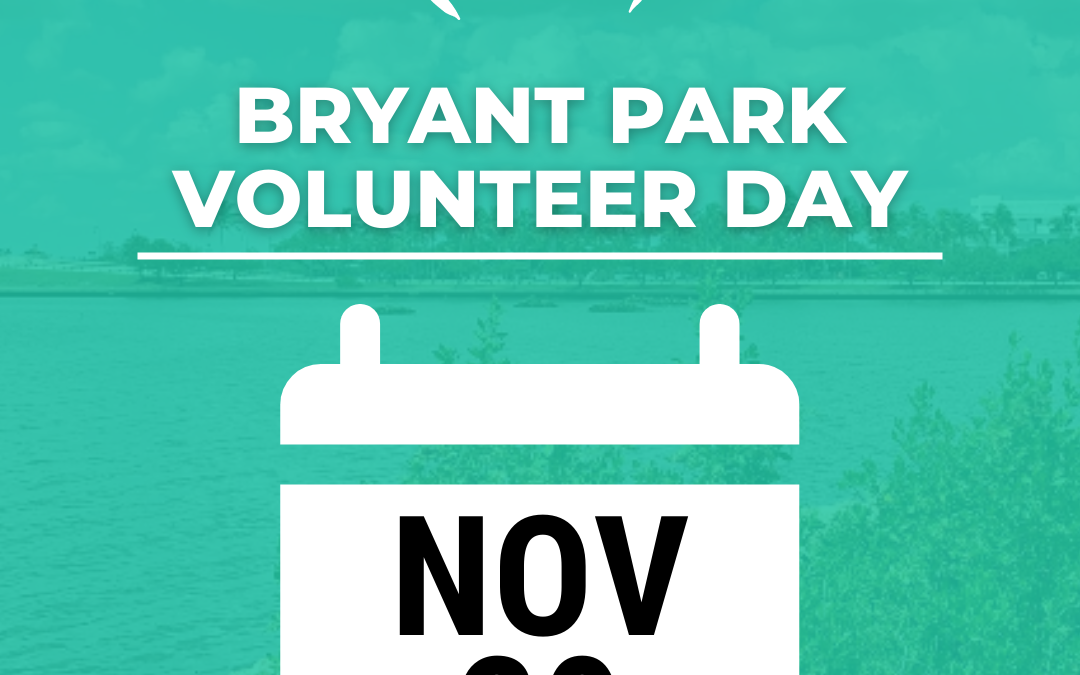 NOV 20th – Living Shoreline Volunteer Day at Bryant Park